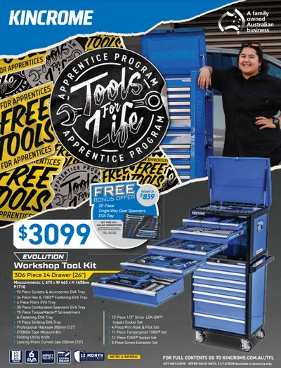 Kincrome Nov - Apprentice Program 2025