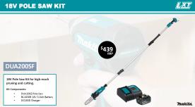 PRUNING SHEAR KIT 18V BRUSHLESS 200MM/8"