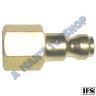 RYCO BRASS  AIR ADAPTOR1/4 FEMALE THREAD