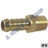 BRASS TAILPIECE 3/8 MALE X 3/8 HOSE
