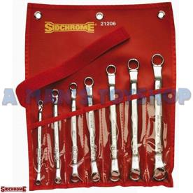 RING SPANNER SET METRIC 7 PIECE 6MM-19MM