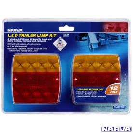 LED TRAILER LAMP KIT 12V SLIMLINE 2 PCE