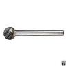 CARBIDE BURR ROUND BALL END 12 X 12MM