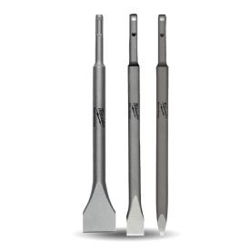 SDS PLUS CHISEL SET 3 PIECE - MILWAUKEE