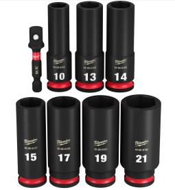 IMPACT SOCKET SET 3/8" DRIVE 6 POINT