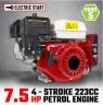 PETROL ENGINE 6.5HP E/START SHAFT 19MM