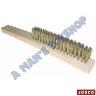 WIRE HAND BRUSH 4 ROW BRASS BRUMBY