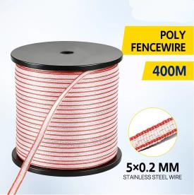 ELECTRIC FENCE POLY ROLL INSULATOR 400 M