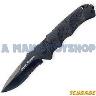 POCKET KNIFE 80MM BLADE SERRATED BUTTON