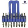 SCREWDRIVER BITS DOUBLE ENDED POWER 9PCE