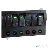 NLA* SWITCH PANEL 6WAY LED,CIRCUIT BREAK