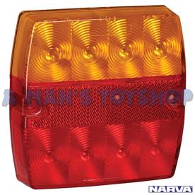 LED REAR STOP/TAIL 12V WITH LICENCE LAMP