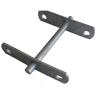 BOAT 6" TANDEM ROCKER GAL BRACKET 16MM