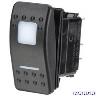 LED ROCKER SWITCH BLUE 12/24V ON/OFF