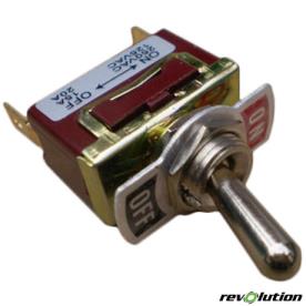 SWITCH TOGGLE ON/OFF 20 AMP METAL