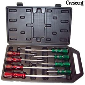 SCREWDRIVER SET 10 PC TANG GO THROUGH