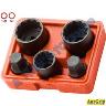 IMPACT SOCKET SET 1/2 DR 12 PT METRIC