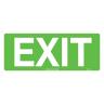 EXIT SIGN POLY NON-LUMINOUS 350 X 145MM