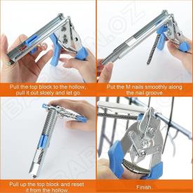 HOG RING CLIP PLIER & C17 CLIP 17.5MM