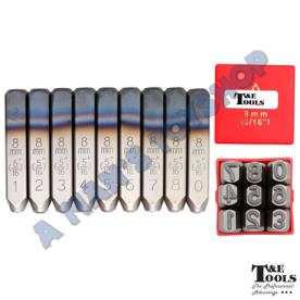 LETTER PUNCH SET 5/16 8MM ALLOY STEEL