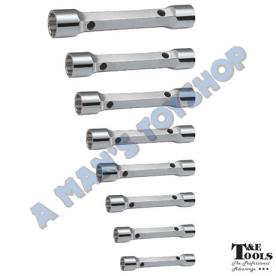 *K* TUBE SPANNER SET MET 8PCE 6-22MM