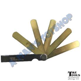 FEELER GAUGE BRASS 6 BLADE 006-016