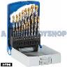 DRILL SET 19 PIECE METRIC 1 -10MM TINITE