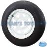 TRAILER WHEEL & TYRE 165/70R13 FORD WHT