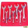 SPANNER SET METRIC 7PCE RING/OPEN SHORT
