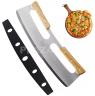 PIZZA ROCKER CUTTER STAINLESS 350MM LONG
