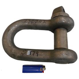 LIFTING 11TON D SHACKLE 48MM PIN SCRUB