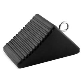 RUBBER WHEEL CHOCK W/EYE 200X125X100MM