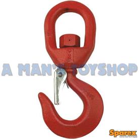 SWIVEL LIFT HOOK 1000KG WITH SAFETY PAWL