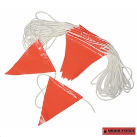 SAFETY ROPE FLAG HI VIS ORANGE 25 METRE
