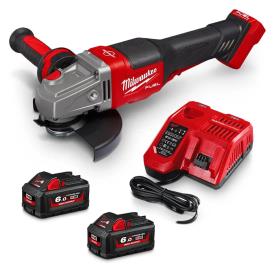 NLA* 18V 125MM B/LESS R/STOP GRINDER KIT