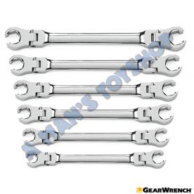 FLARE NUT FLEX HEAD SET METRIC 6 PIECE