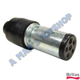 TRAILER PLUG ALLOY 6 PIN ROUND MALE