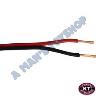 SPEAKER CABLE 2MM FIG8 14/.20X100M R/B