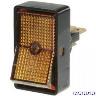 ROCKER SWITCH AMBER OFF/ON 12V12.5MM
