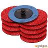 SANDING DISC 50MM QUICKLOCK 60G 10 PIECE