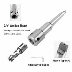 DRILL ARBOUR MT2 WELDON SHANK 3/4 CUTTER