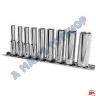 HEX DEEP SOCKET SET AF 1/4''DR 9 PIECE