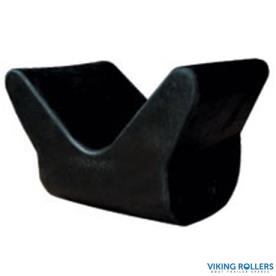 BOAT V BLOCK LARGE RUBBER 102X12MM BLACK