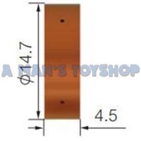 SWIRL RING 45I, SUIT MC108-0 PLASMA CUT