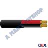 CABLE TWIN 6MM  BLACK SHEATHED 30 METRE