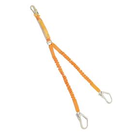 LANYARD TWIN ELASTIC 2METRE-2X SNAP HOOK