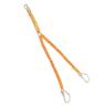 LANYARD TWIN ELASTIC 2METRE-2X SNAP HOOK