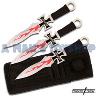 THROWING KNIVES SET 3 CHOPPER STYLE 178M