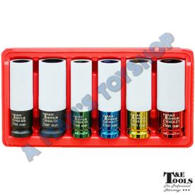 THIN WALL WHEEL NUT SOCKET SET 17-21MM