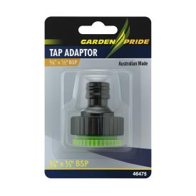 TAP ADAPTOR 3/4" & 1" SUITS 12MM HOSE